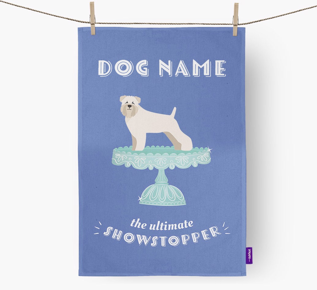 'The Ultimate Showstopper' - Personalized {breedFullName} Tea Towel