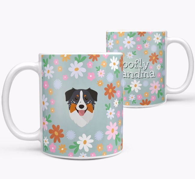 'Woofly Grandma' - Personalized {breedFullName} Mug