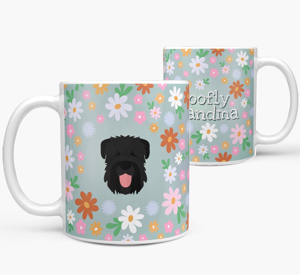 'Woofly Grandma' - Personalized {breedFullName} Mug