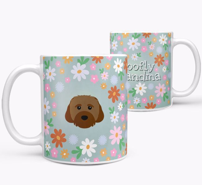 'Woofly Grandma' - Personalised {breedFullName} Mug