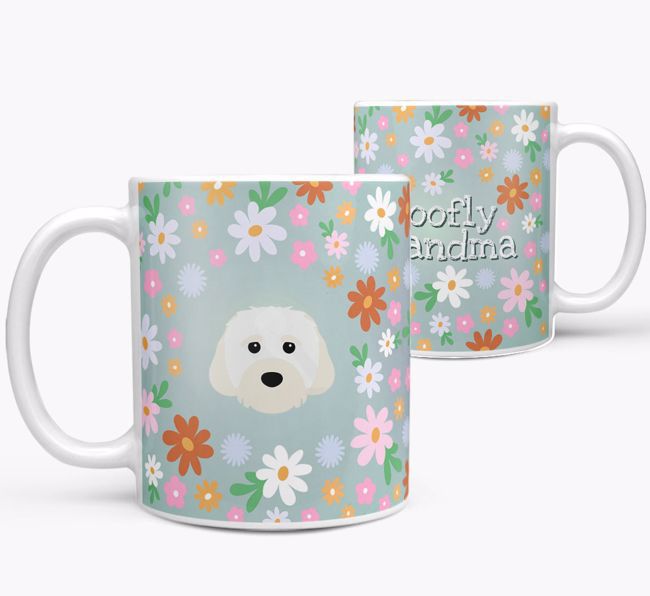 'Woofly Grandma' - Personalized {breedFullName} Mug