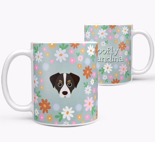 'Woofly Grandma' - Personalized {breedFullName} Mug