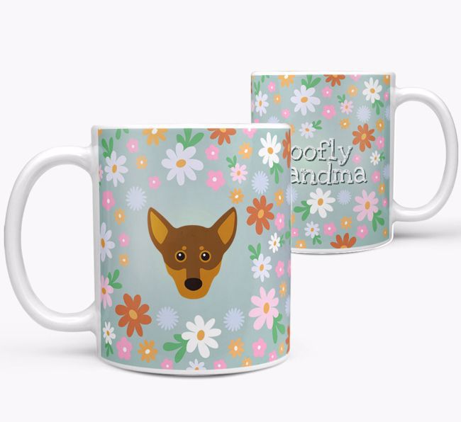 'Woofly Grandma' - Personalized {breedFullName} Mug