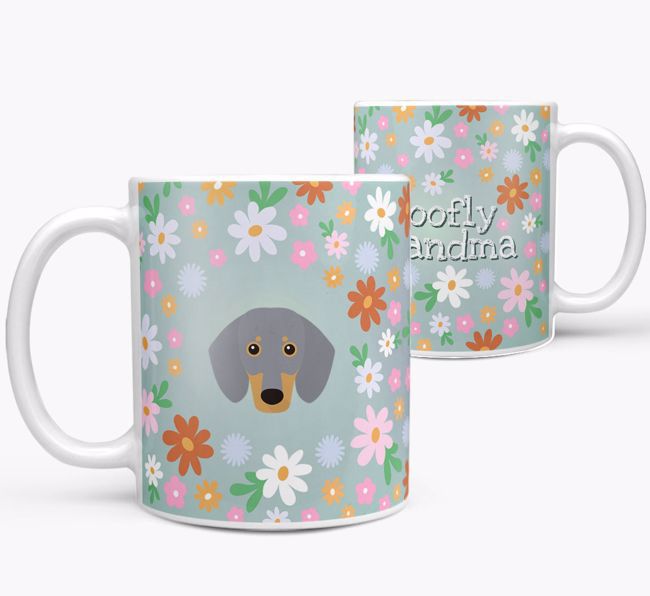 'Woofly Grandma' - Personalised {breedFullName} Mug