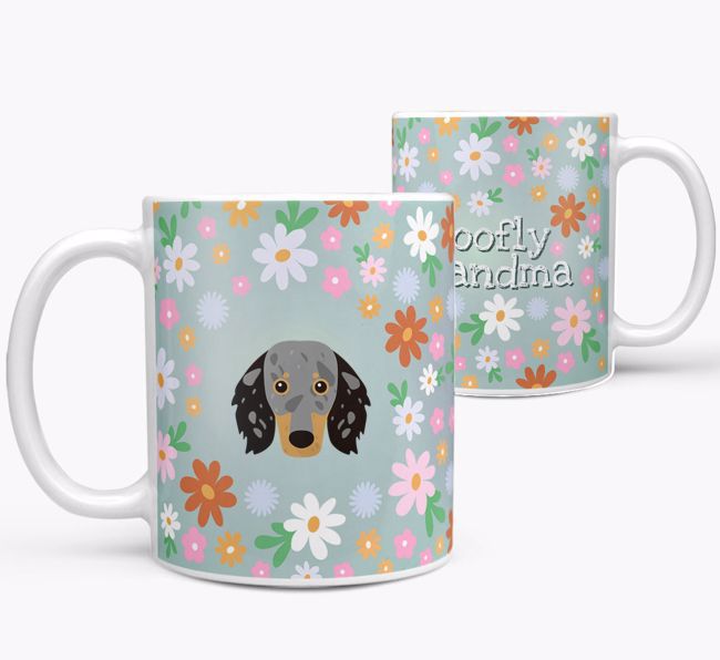 'Woofly Grandma' - Personalized {breedFullName} Mug