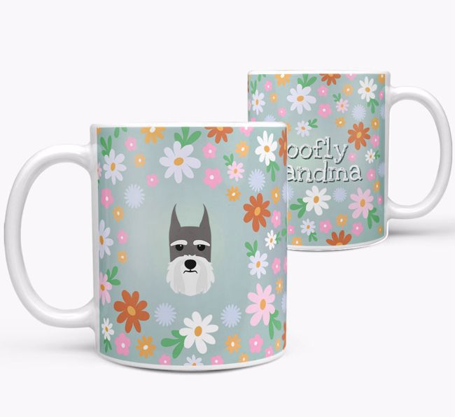 'Woofly Grandma' - Personalized {breedFullName} Mug