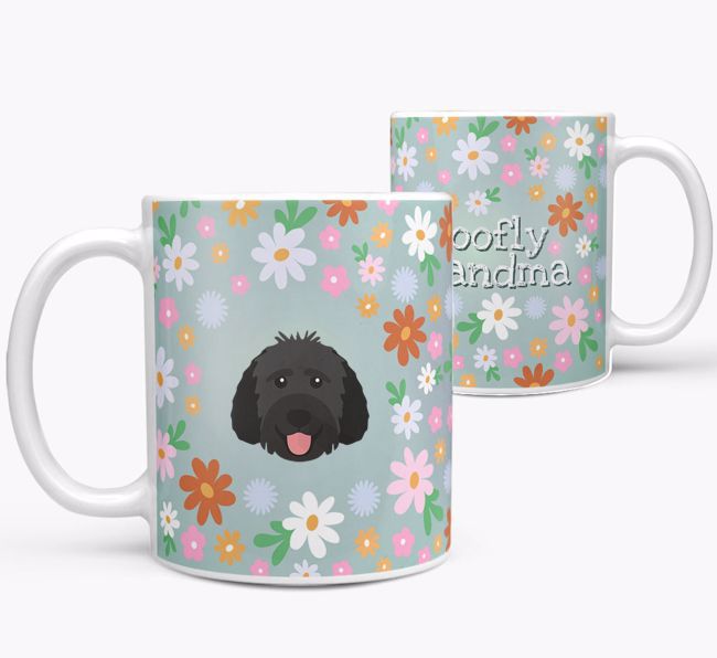 'Woofly Grandma' - Personalised {breedFullName} Mug