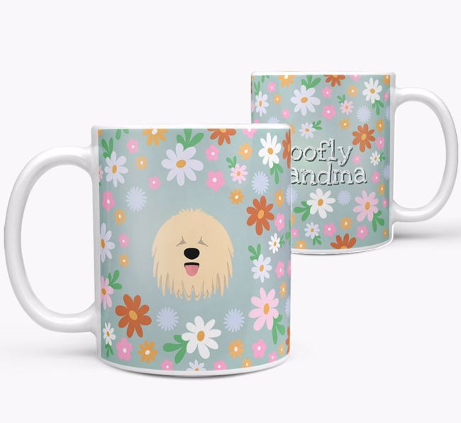 'Woofly Grandma' - Personalised {breedFullName} Mug