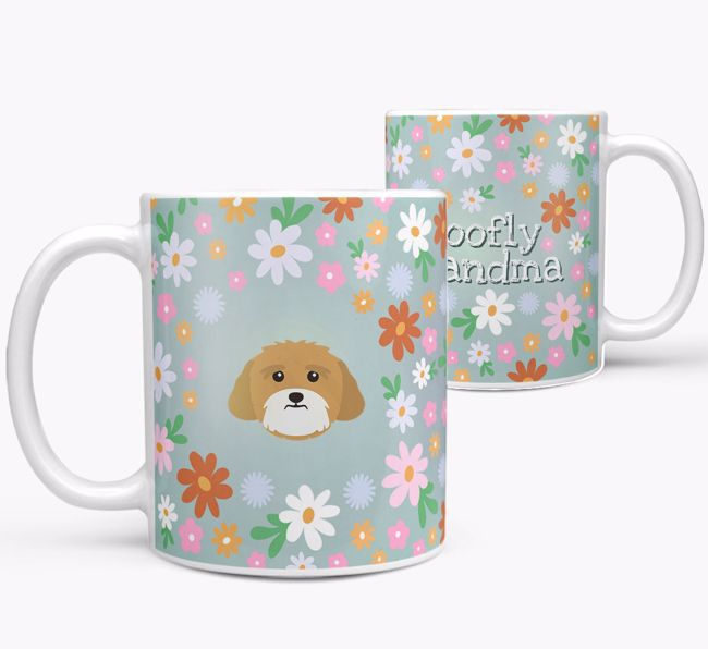 'Woofly Grandma' - Personalised {breedFullName} Mug