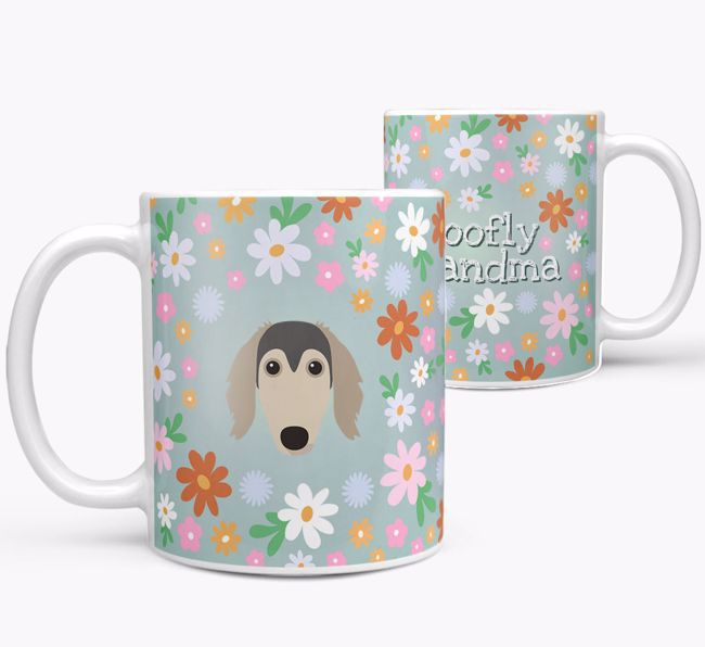 'Woofly Grandma' - Personalised {breedFullName} Mug
