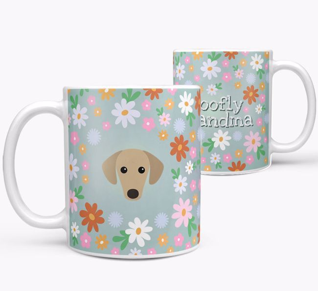 'Woofly Grandma' - Personalised {breedFullName} Mug