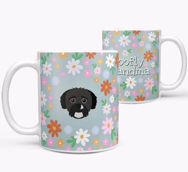 'Woofly Grandma' - Personalised {breedFullName} Mug