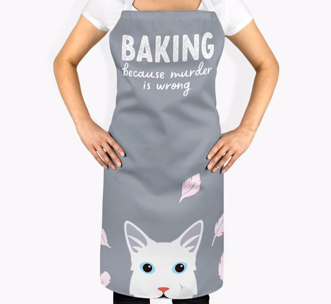 Baking Because Murder is Wrong: Personalised {breedShortName} Apron