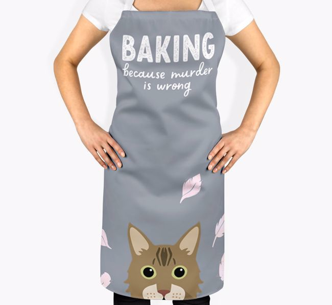 Baking Because Murder is Wrong: Personalized {breedShortName} Apron