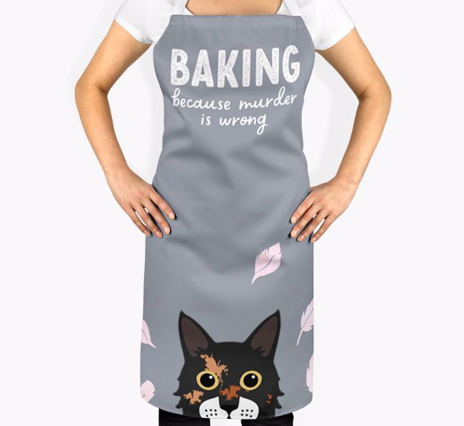 Baking Because Murder is Wrong: Personalized {breedShortName} Apron