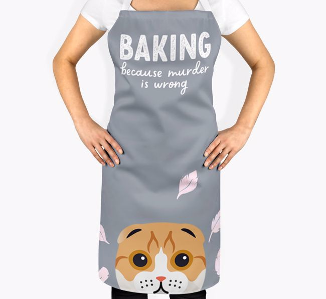 Baking Because Murder is Wrong: Personalised {breedShortName} Apron