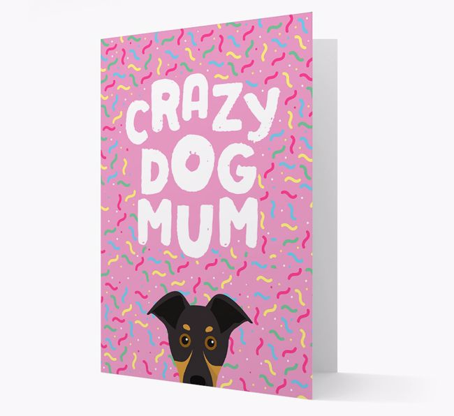 'Crazy Dog Mum' - Personalised {breedFullName} Card