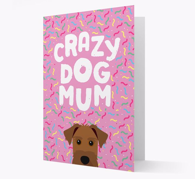 'Crazy Dog Mum' - Personalised {breedFullName} Card