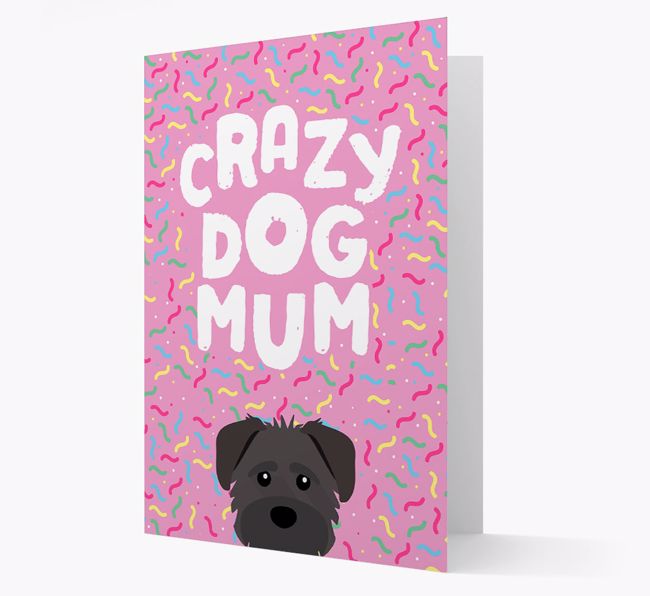 'Crazy Dog Mum' - Personalised {breedFullName} Card