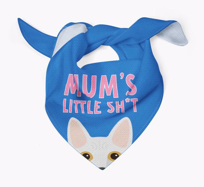 'Mum's Little Sh*t' - Personalised {breedCommonName} Bandana