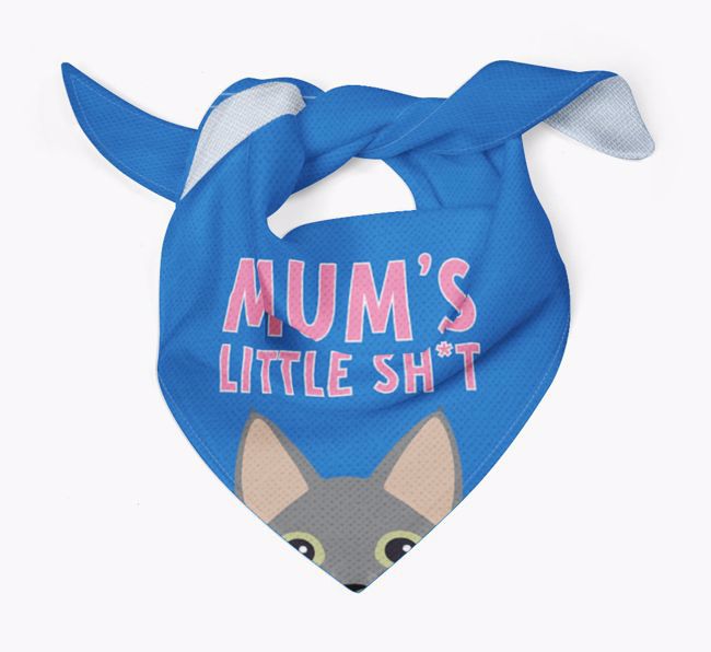 'Mum's Little Sh*t' - Personalised {breedCommonName} Bandana
