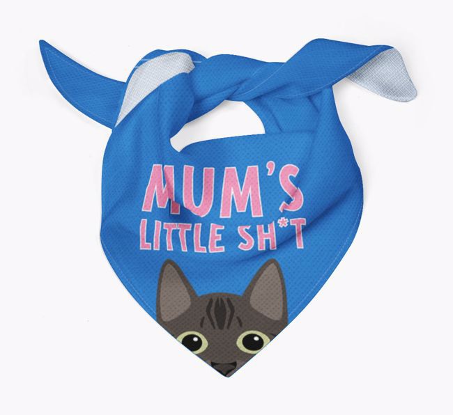 'Mum's Little Sh*t' - Personalised {breedCommonName} Bandana