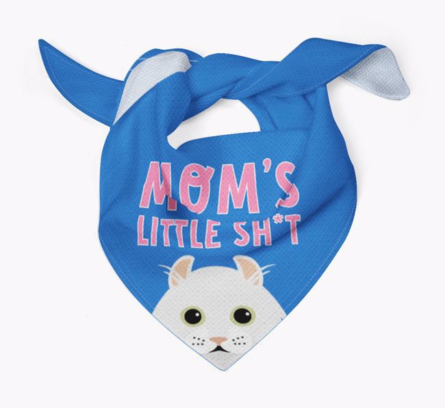 'Mom's Little Sh*t' - Personalized {breedCommonName} Bandana