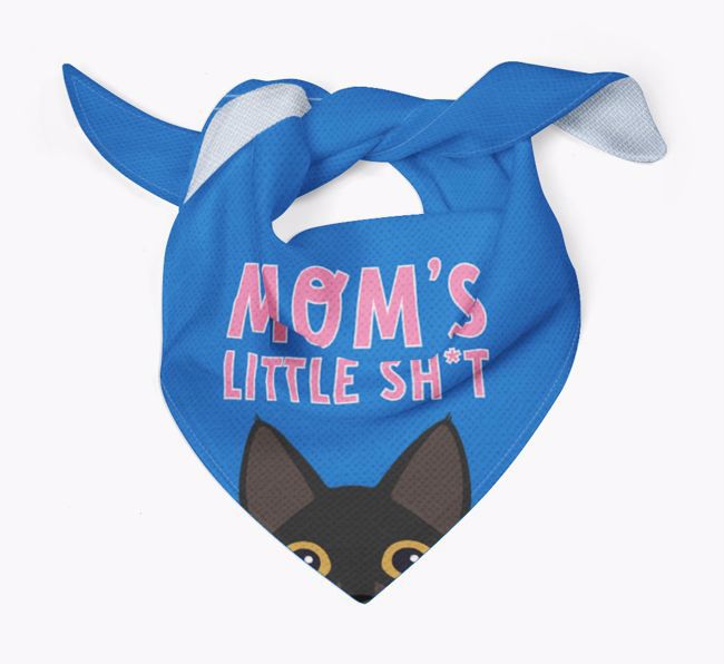 'Mom's Little Sh*t' - Personalized {breedCommonName} Bandana