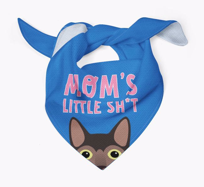 'Mom's Little Sh*t' - Personalized {breedCommonName} Bandana