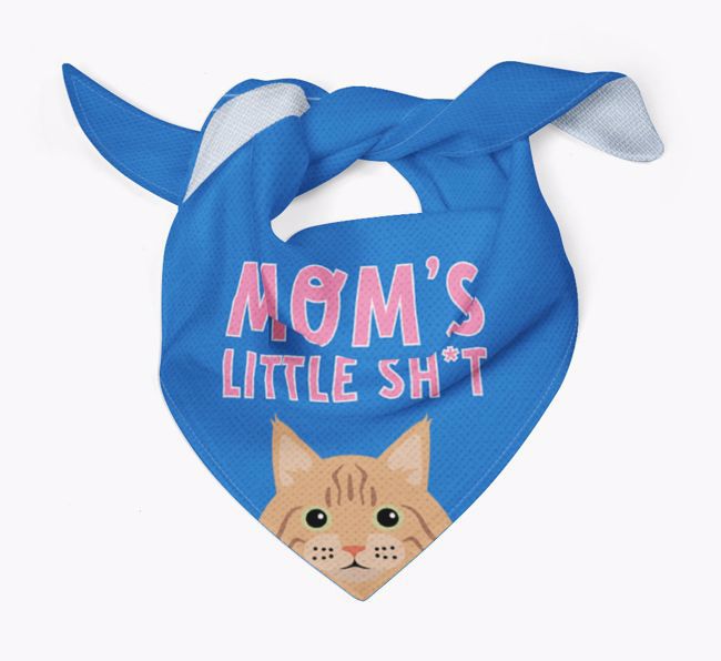 'Mom's Little Sh*t' - Personalized {breedCommonName} Bandana