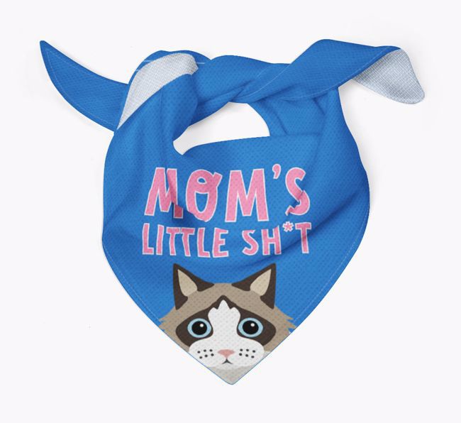 'Mom's Little Sh*t' - Personalized {breedCommonName} Bandana