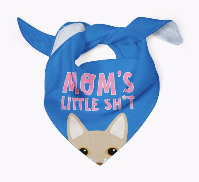 'Mom's Little Sh*t' - Personalized {breedCommonName} Bandana