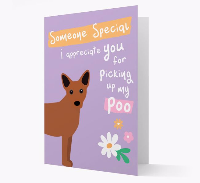 'Someone Special' - Personalised {breedFullName} Card