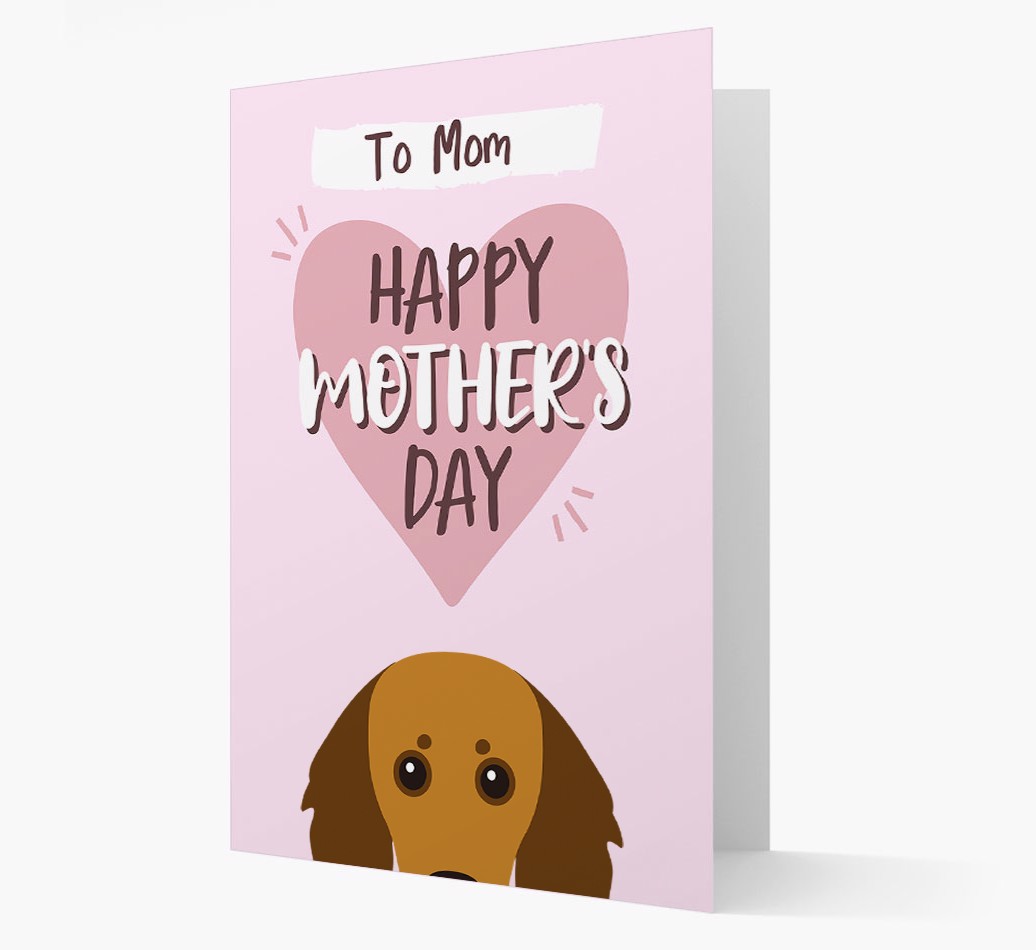 'Happy Mother's Day' - Personalized {breedFullName} Card