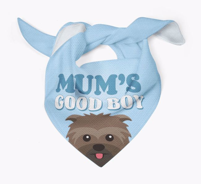 'Mum's Good Boy' - Personalised {breedFullName} Bandana