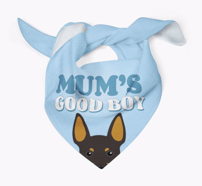 'Mum's Good Boy' - Personalised {breedFullName} Bandana