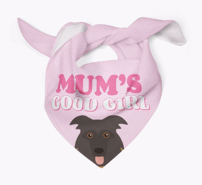 'Mum's Good Girl' - Personalised {breedFullName} Bandana