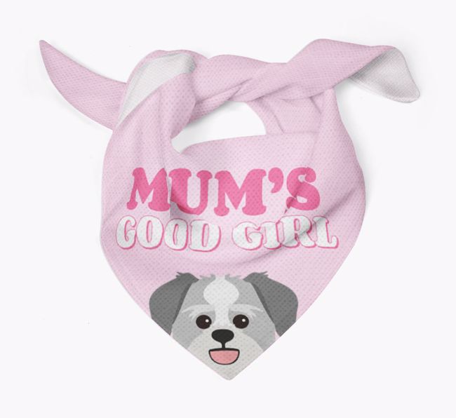 'Mum's Good Girl' - Personalised {breedFullName} Bandana