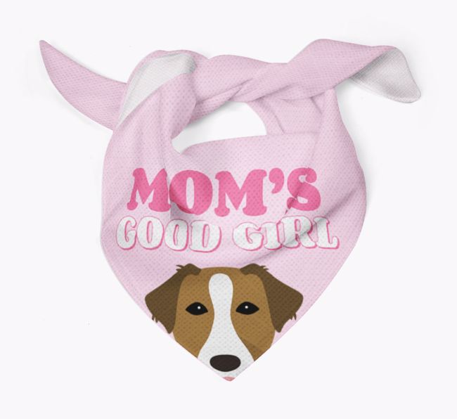 'Mom's Good Girl' - Personalized {breedFullName} Bandana