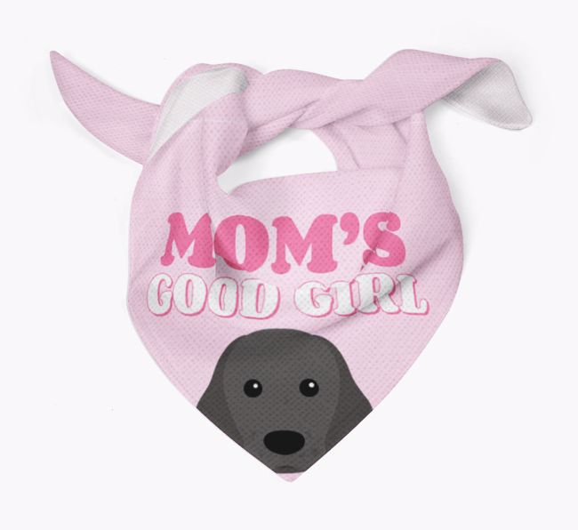 'Mom's Good Girl' - Personalized {breedFullName} Bandana