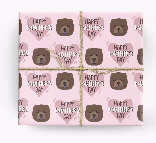 'Happy Mother's Day' - Personalized {breedFullName} Wrapping Paper