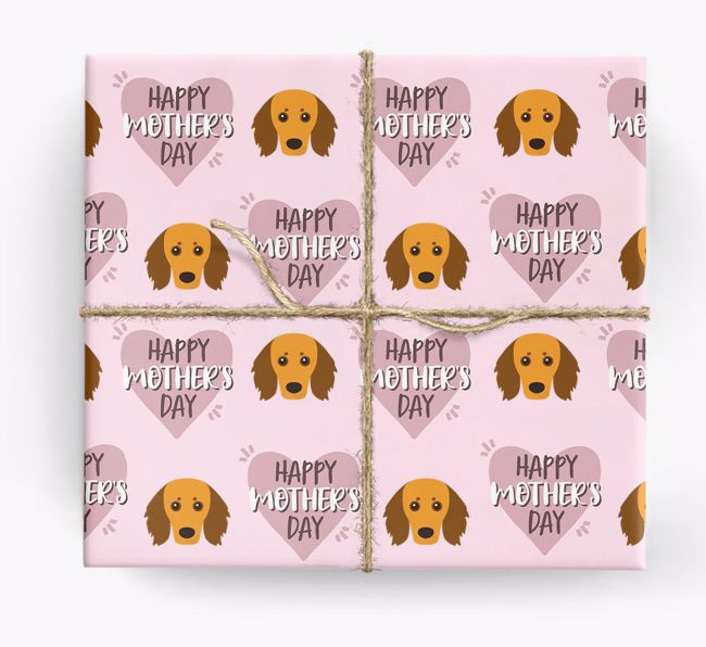 'Happy Mother's Day' - Personalized {breedFullName} Wrapping Paper