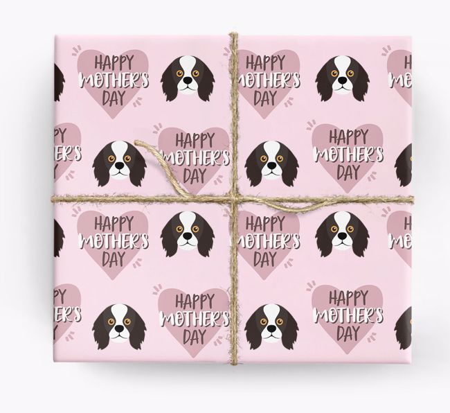 'Happy Mother's Day' - Personalised {breedFullName} Wrapping Paper