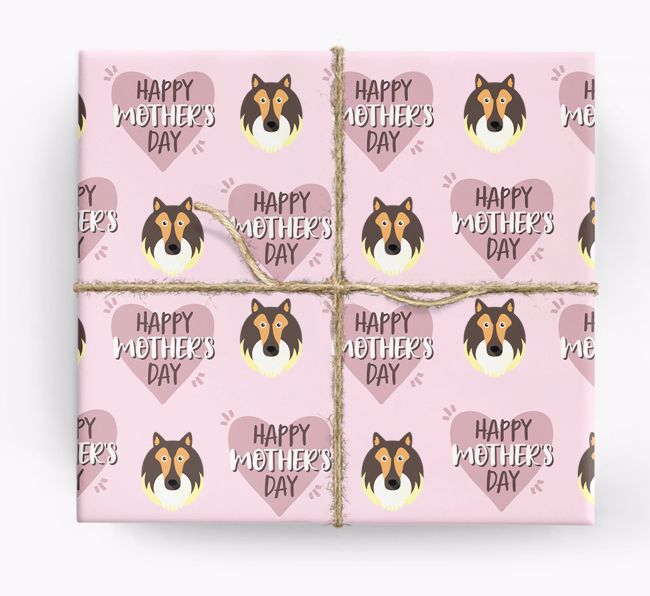 'Happy Mother's Day' - Personalised {breedFullName} Wrapping Paper