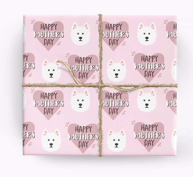 'Happy Mother's Day' - Personalised {breedFullName} Wrapping Paper