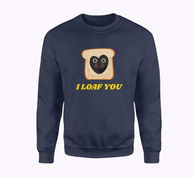 Loaf You: Personalised {breedCommonName} Navy Jumper