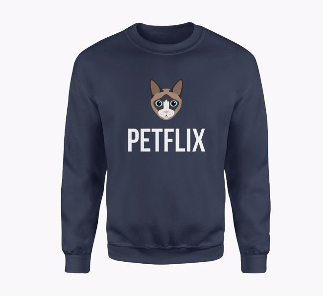 Petflix: Personalised {breedCommonName} Navy Jumper