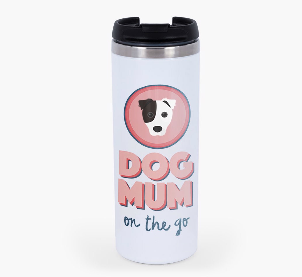 'On the Go' - Personalised {breedFullName} Travel Mug