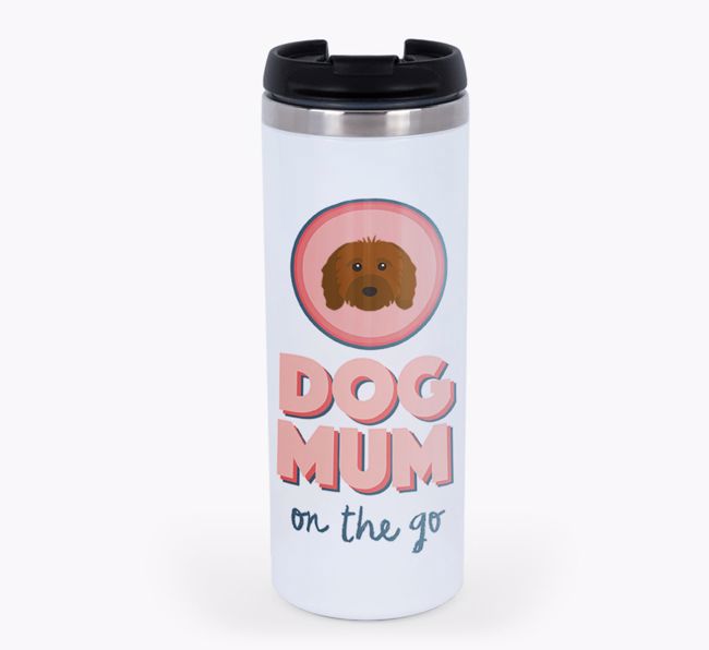 'On The Go' - Personalised {breedFullName} Travel Mug