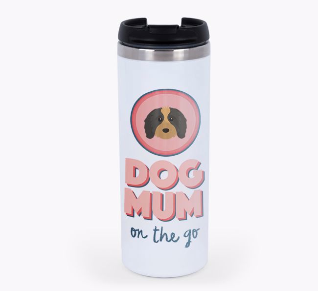 'On The Go' - Personalised {breedFullName} Travel Mug